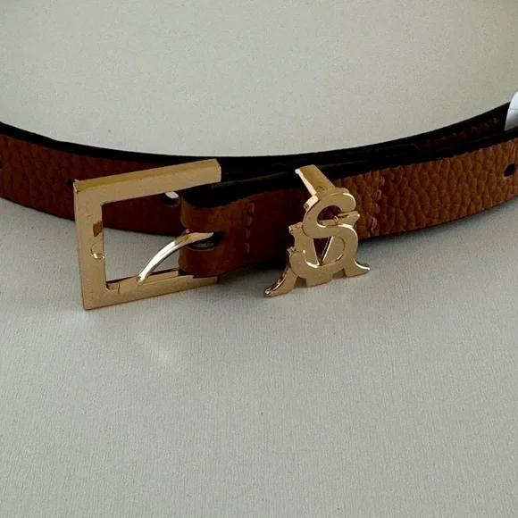 Steve Madden Tan Leather Belt Size Large Great Condition! - Picture 2 of 5